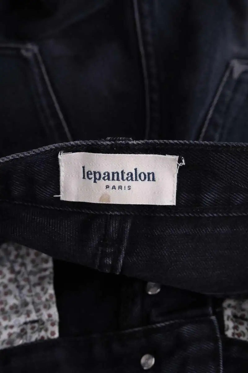 Jean droit Lepantalon Marine en Coton