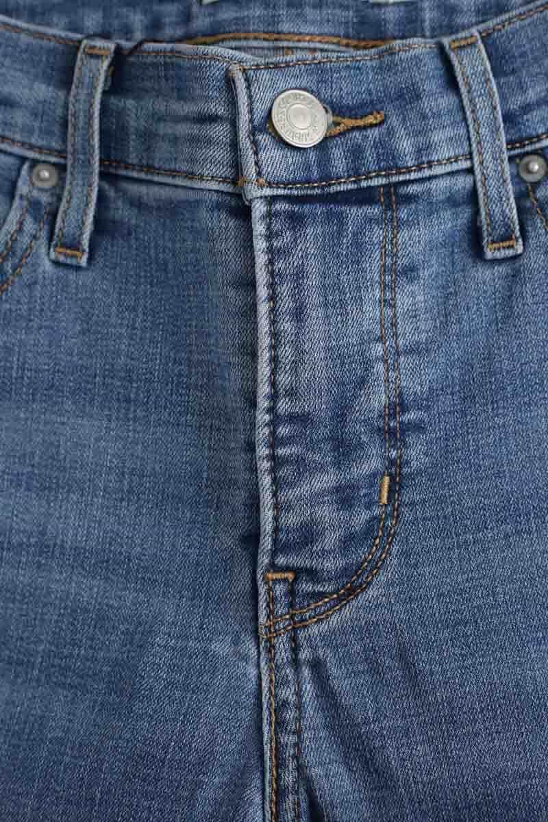 Jean droit Levi's 314 Shaping straight Bleu en Coton