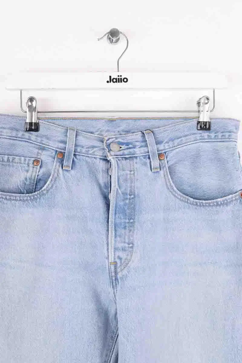 Jean droit Levi's 501 Bleu en Coton
