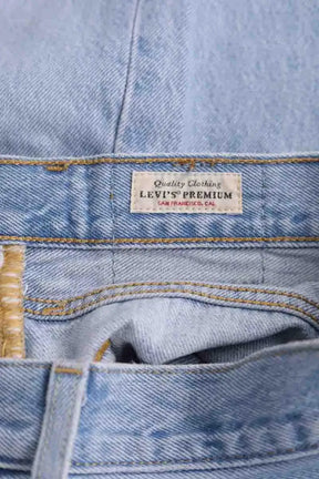Jean droit Levi's 501 Bleu en Coton