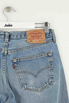 Jean droit Levi's 501 Bleu en Coton