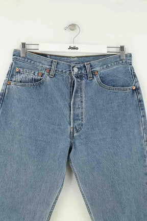 Jean droit Levi's 501 Bleu en Coton