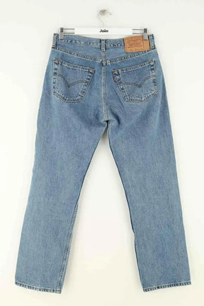 Jean droit Levi's 501 Bleu en Coton