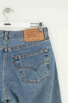 Jean droit Levi's 501 Bleu en Coton