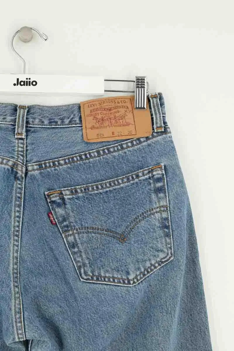 Jean droit Levi's 501 Bleu en Coton