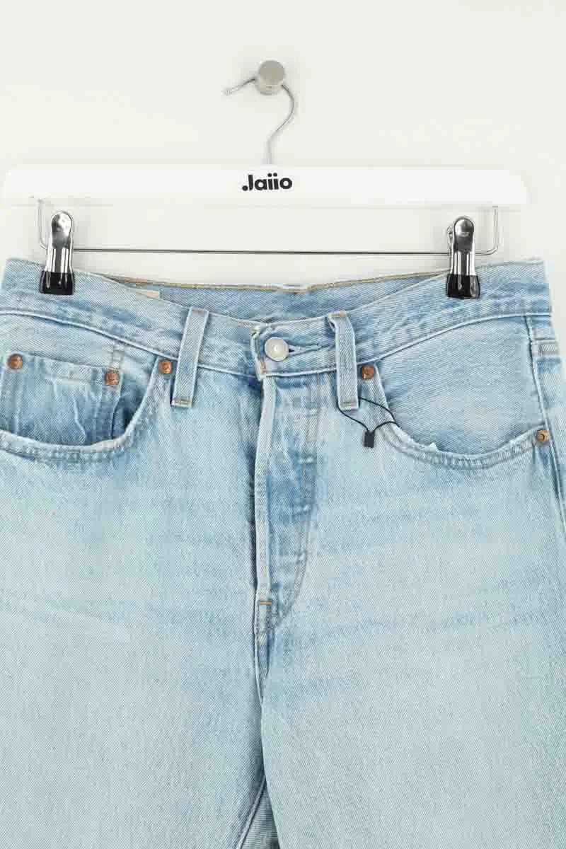 Jean droit Levi's 501 Bleu en Coton