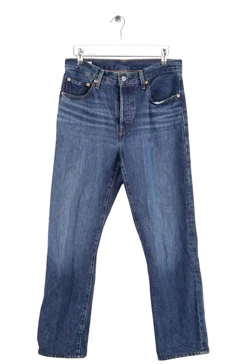 Jean droit Levi's 501 Bleu en Coton, taille M - Seconde Main
