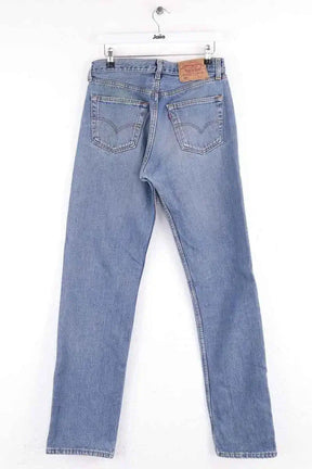 Jean droit Levi's 501 Bleu en Coton