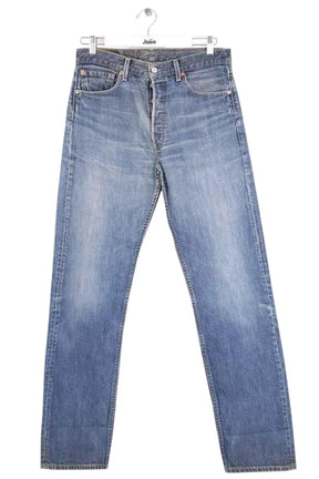 Jean droit Levi's 501 Bleu en Coton, taille XL - Seconde Main