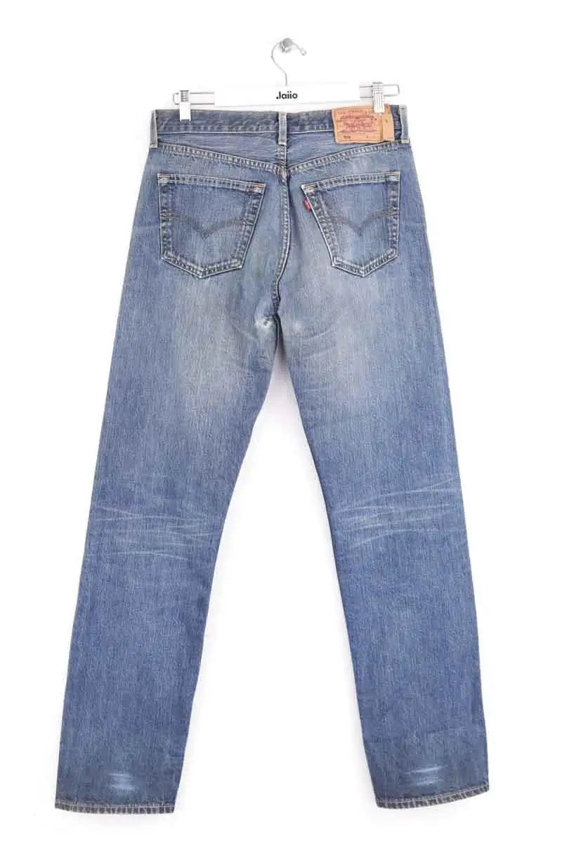Jean droit Levi's 501 Bleu en Coton