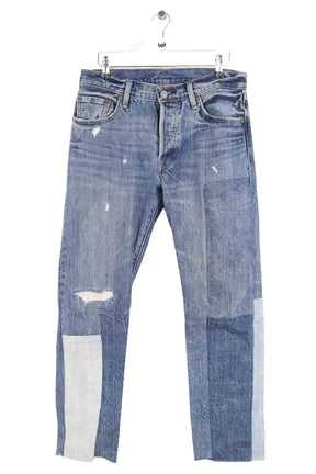 Jean droit Levi's 501 Bleu en Coton, taille XS - Seconde Main