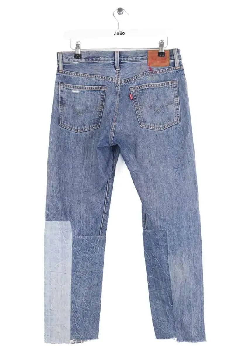 Jean droit Levi's 501 Bleu en Coton