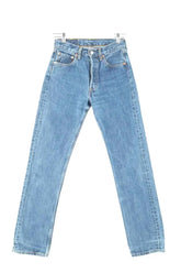 Jean droit Levi's 501 Bleu en Coton, taille XS - Seconde Main
