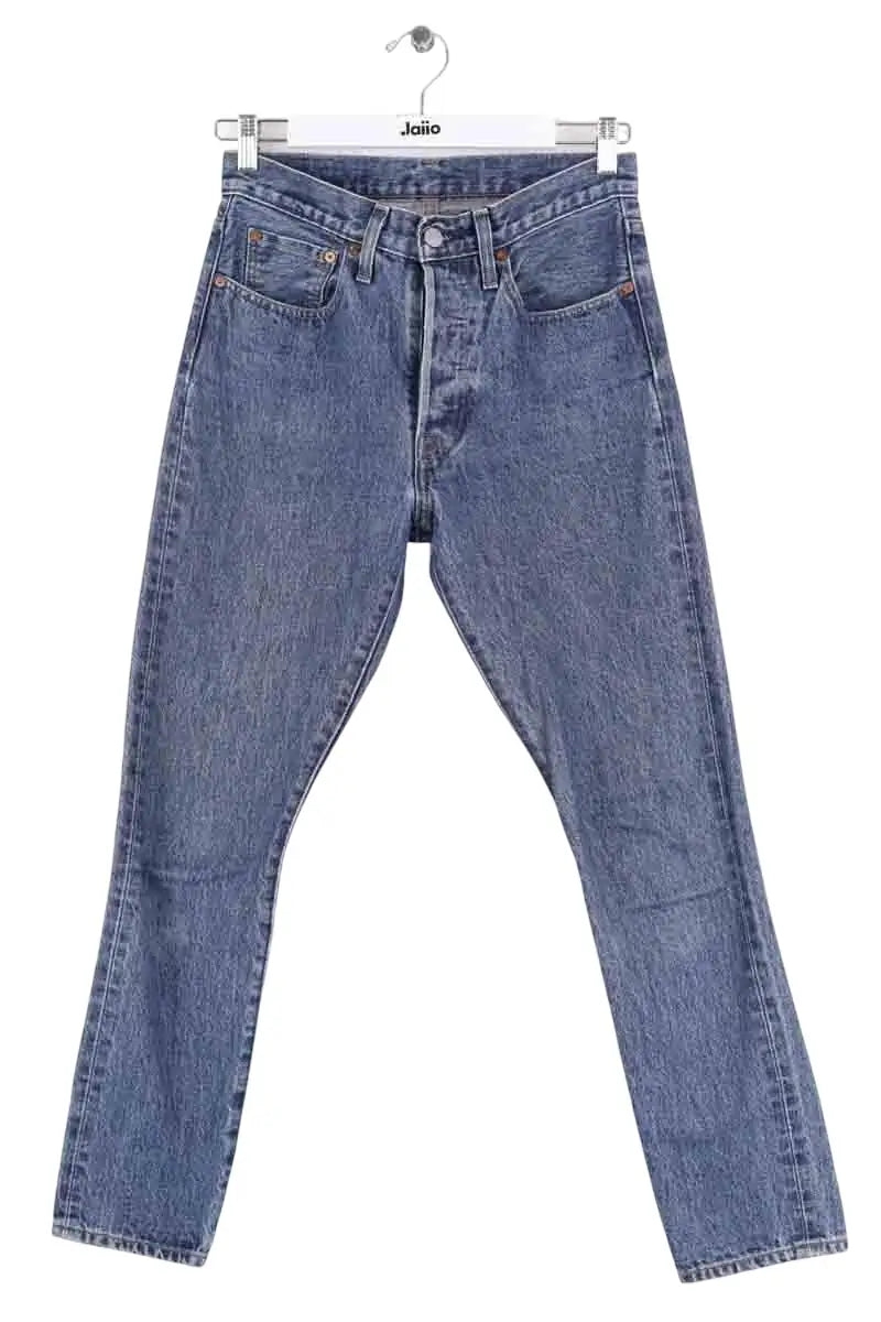Jean droit Levi's 501 Bleu en Coton, taille XS - Seconde Main