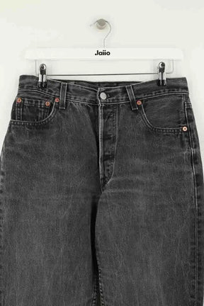 Jean droit Levi's 501 Gris en Coton