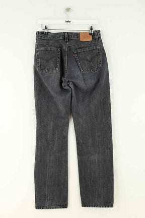 Jean droit Levi's 501 Gris en Coton