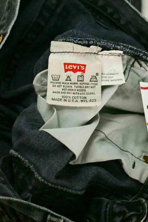 Jean droit Levi's 501 Gris en Coton