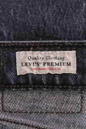Jean droit Levi's 501 Gris en Coton