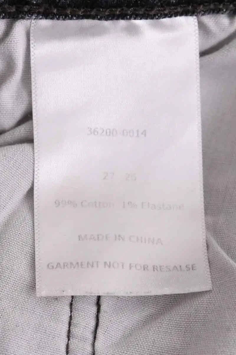 Jean droit Levi's 501 Gris en Coton