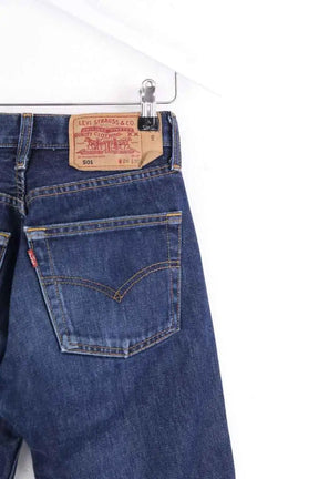 Jean droit Levi's 501 Marine en Coton