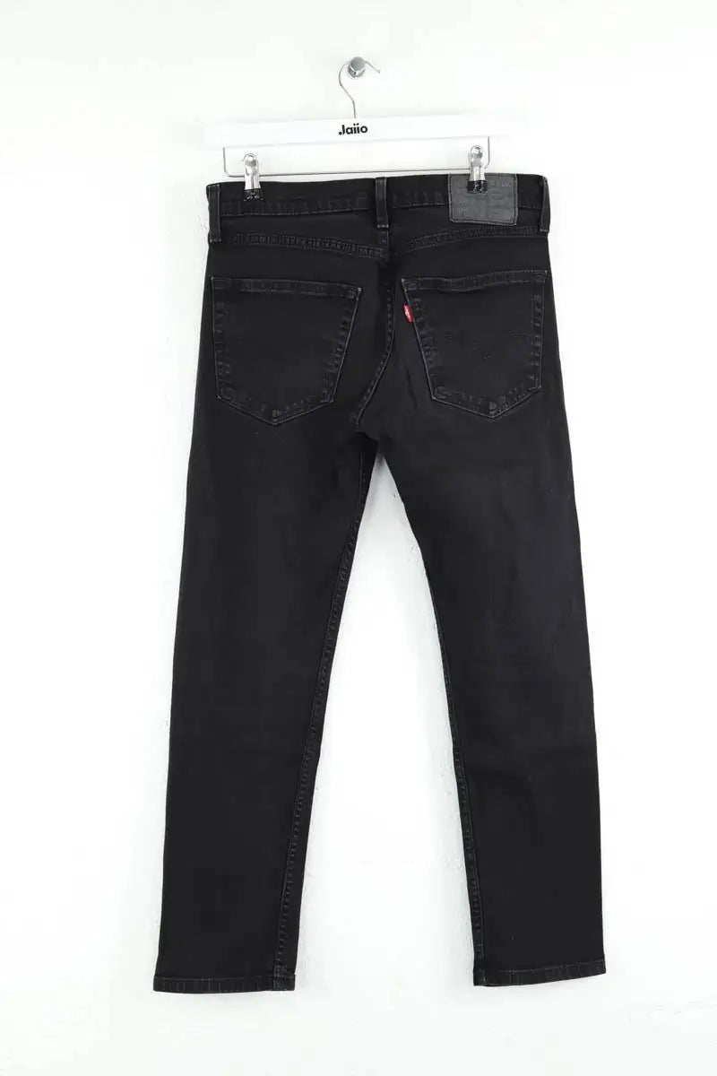 Jean droit Levi's 502 Noir en Coton