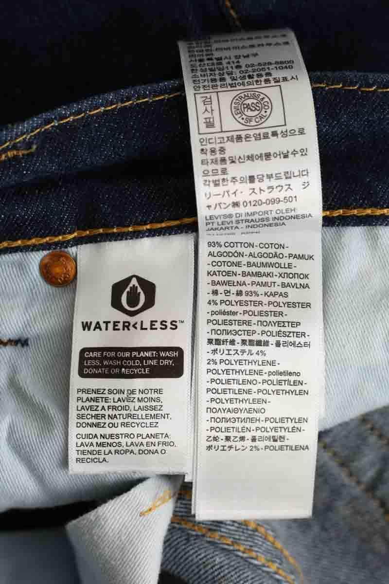 Jean droit Levi's 511 Bleu en Coton