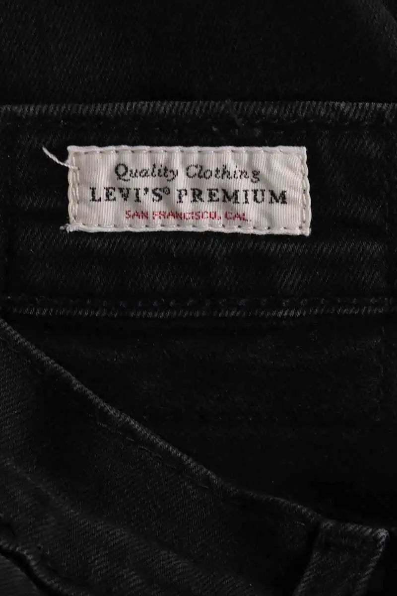 Jean droit Levi's 511 Noir en Coton