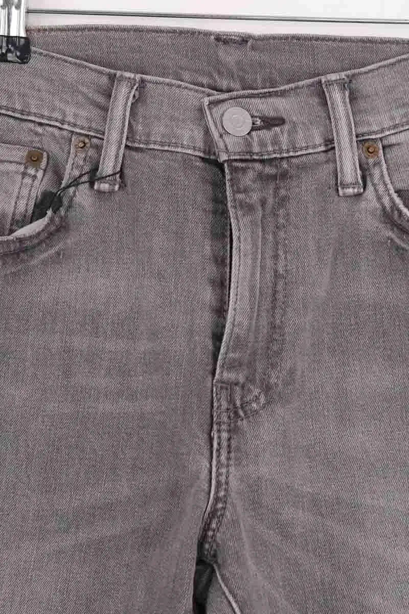 Jean droit Levi's 512 Gris en Coton
