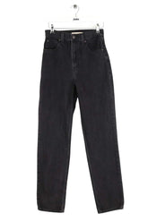 Jean droit Levi's 70s high slim straight Noir en Coton, taille S - Seconde Main
