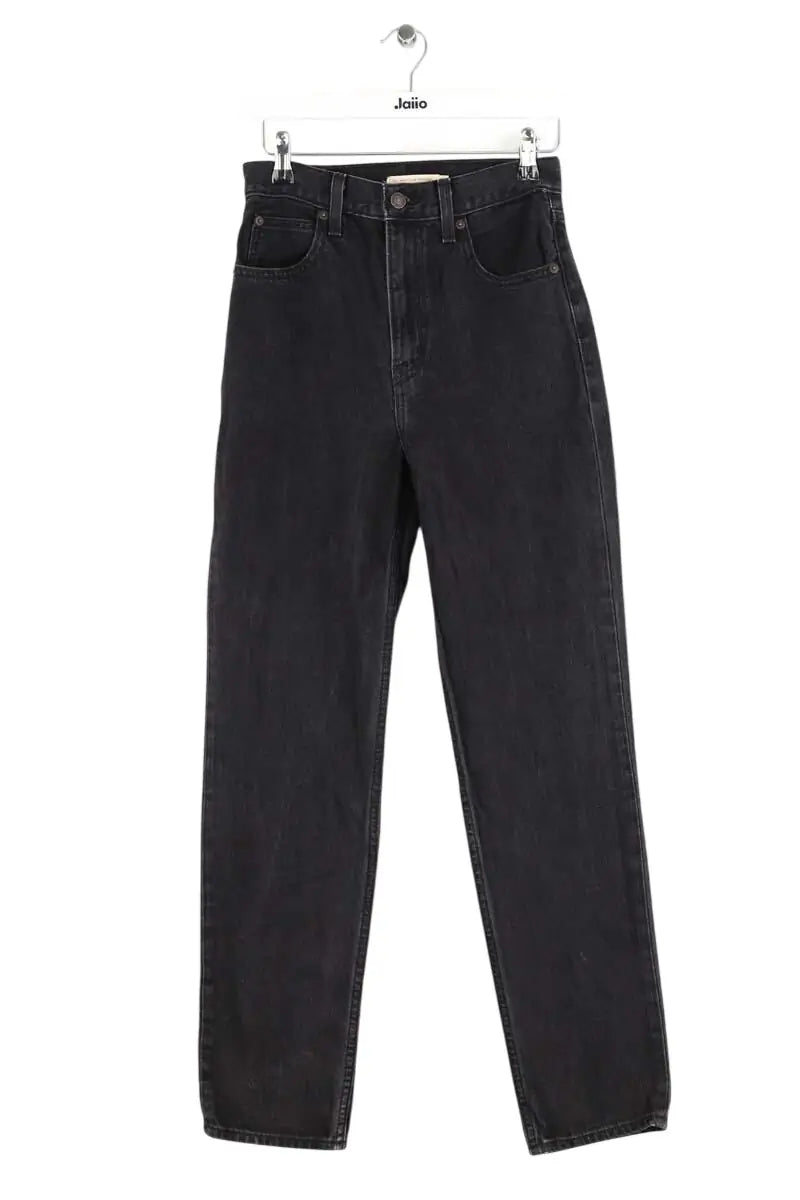 Jean droit Levi's 70s high slim straight Noir en Coton, taille S - Seconde Main