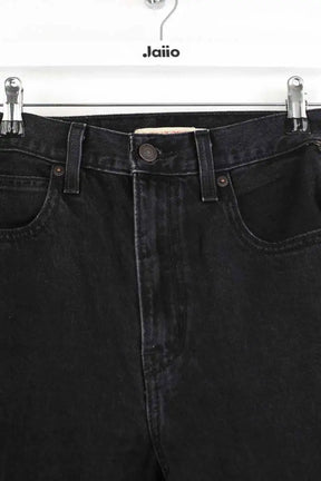 Jean droit Levi's 70s high slim straight Noir en Coton