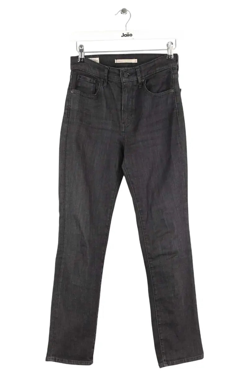 Jean droit Levi's 724 Anthracite en Coton, taille XS - Seconde Main
