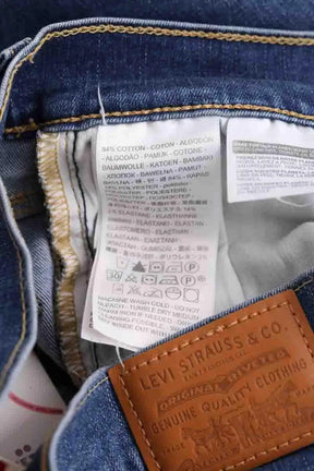 Jean droit Levi's 724 Bleu en Coton