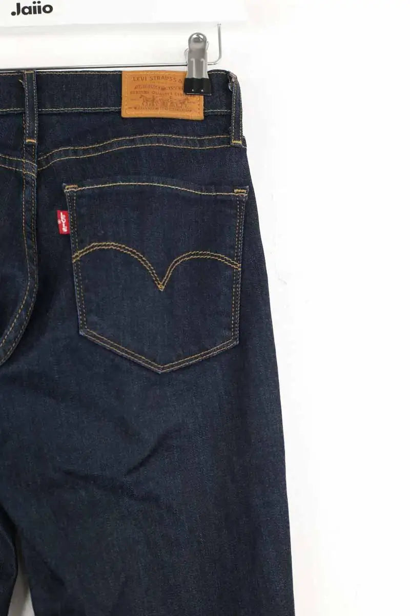 Jean droit Levi's 724 Marine en Coton