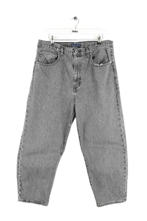 Jean droit Levi's Barrel Gris en Coton, taille XL - Seconde Main