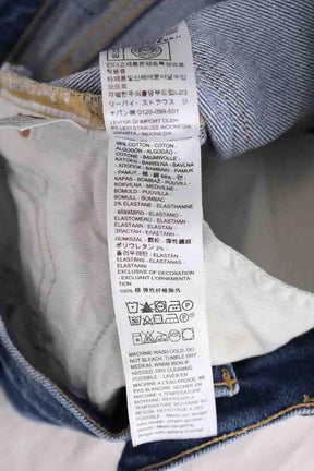 Jean droit Levi's Beau Bleu en Coton