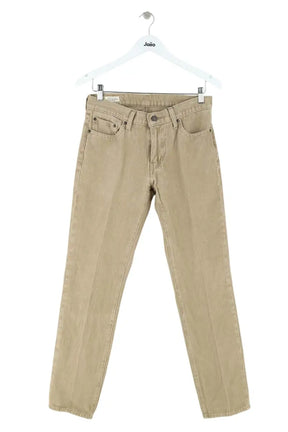 Jean droit Levi's Beige en Coton, taille S - Seconde Main