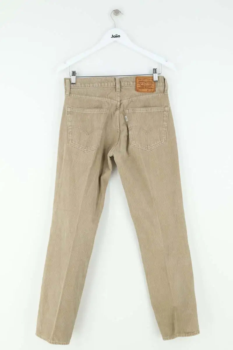 Jean droit Levi's Beige en Coton