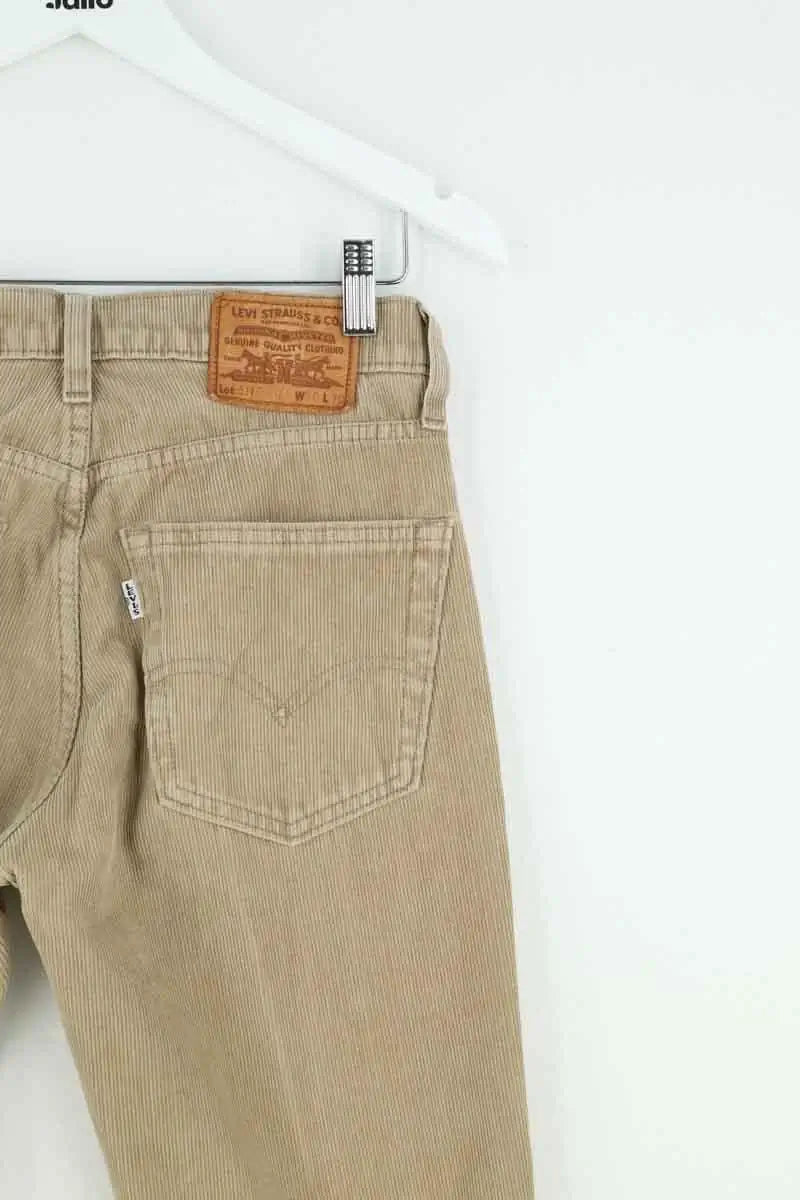 Jean droit Levi's Beige en Coton