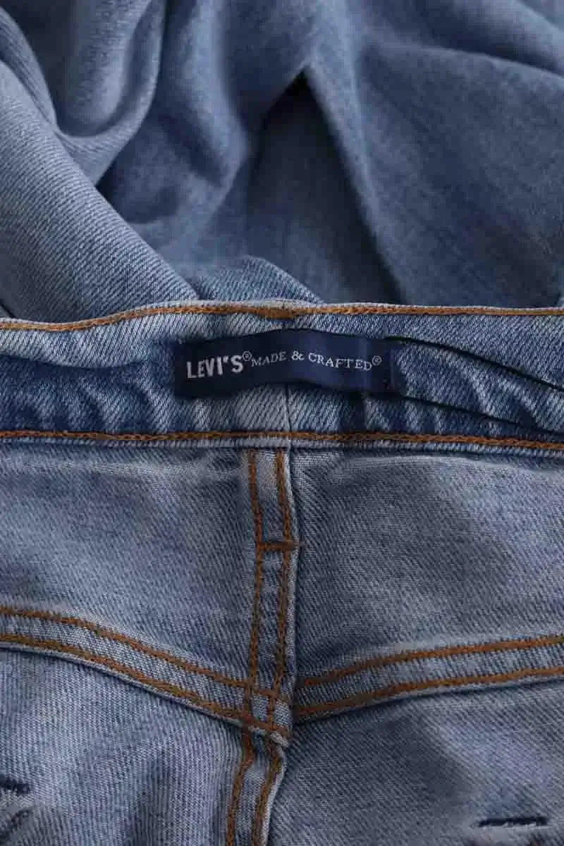 Jean droit Levi's Bleu en Coton