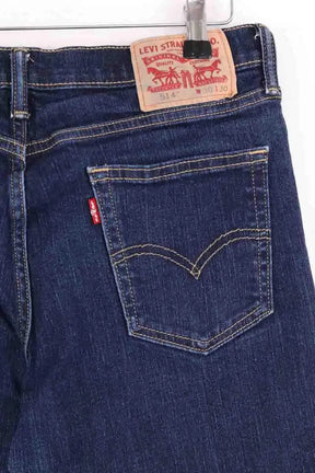 Jean droit Levi's Bleu en Coton