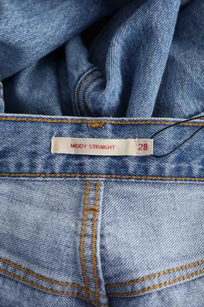Jean droit Levi's Bleu en Coton