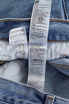 Jean droit Levi's Bleu en Coton