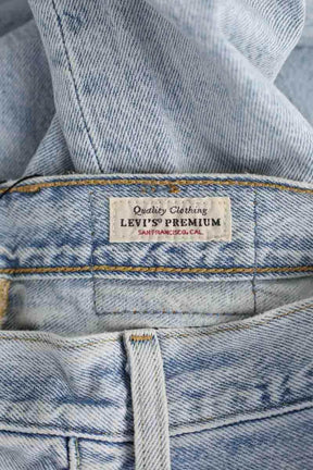 Jean droit Levi's Bleu en Coton