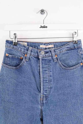 Jean droit Levi's Bleu en Coton