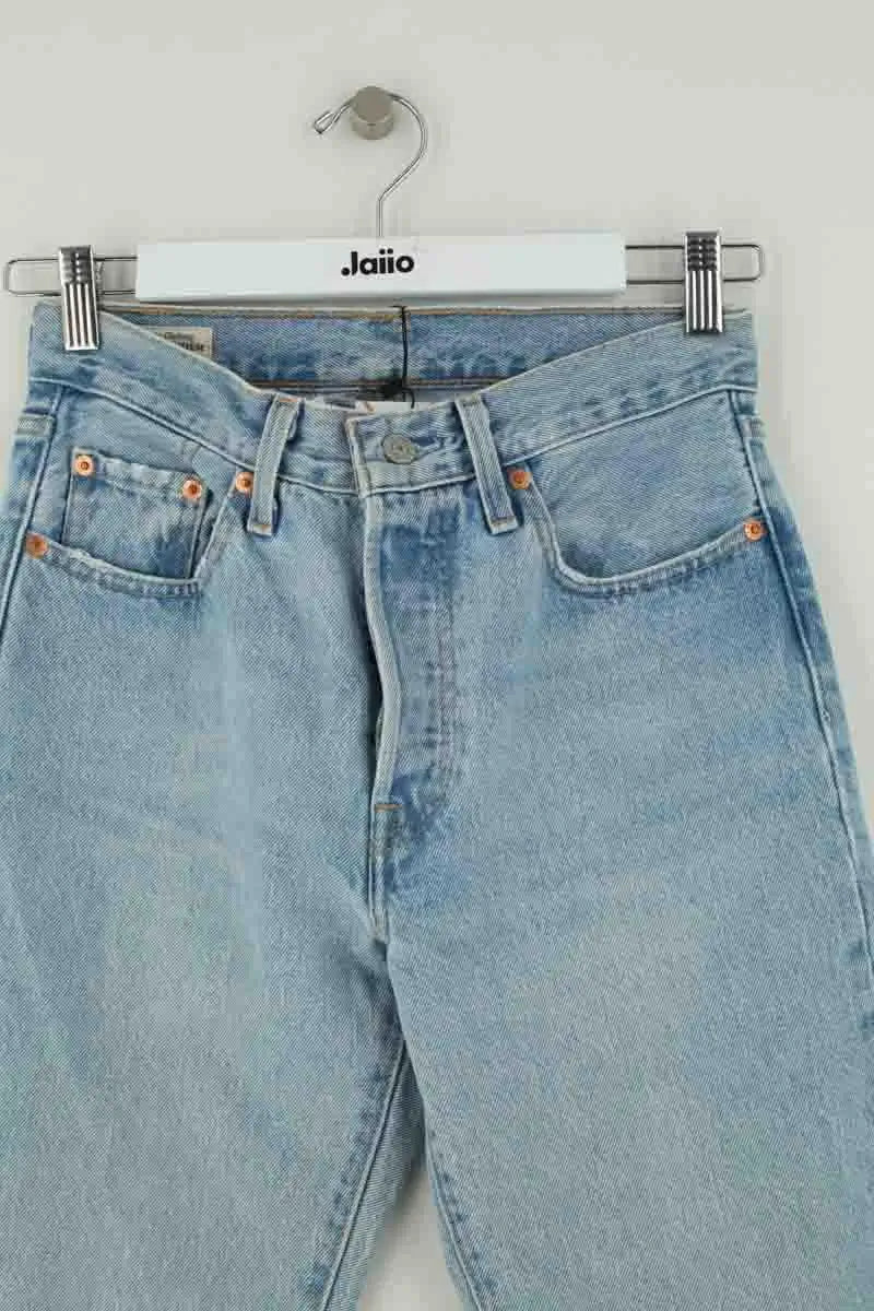 Jean droit Levi's Bleu en Coton