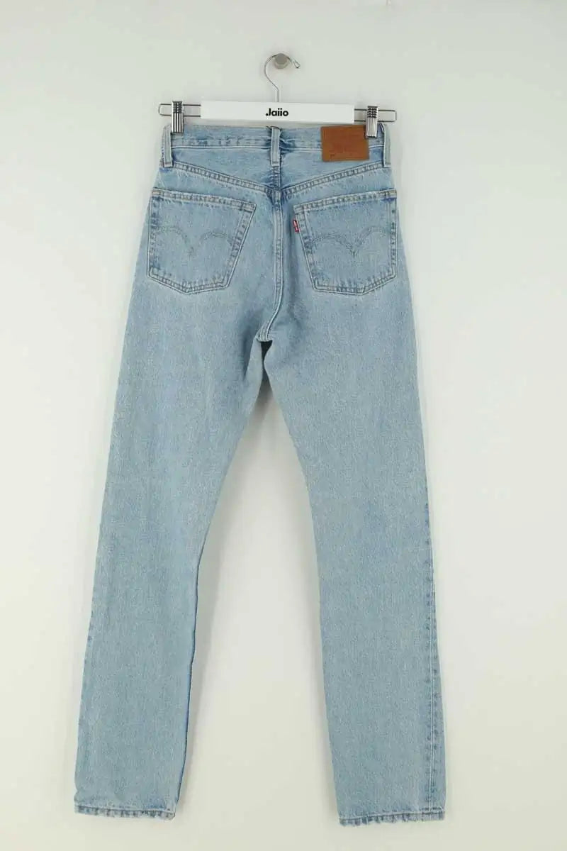 Jean droit Levi's Bleu en Coton