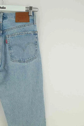 Jean droit Levi's Bleu en Coton