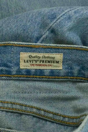 Jean droit Levi's Bleu en Coton