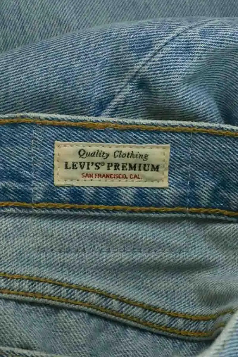 Jean droit Levi's Bleu en Coton
